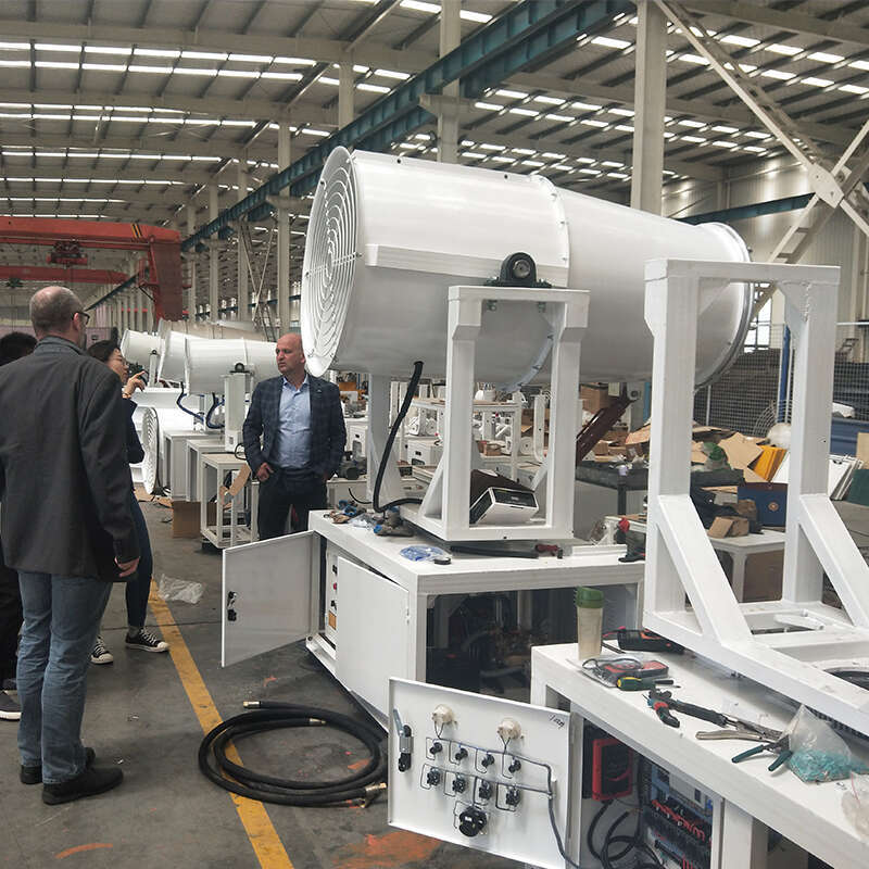 360 Degree Rotating Fog Dispersion Cannon with Remote