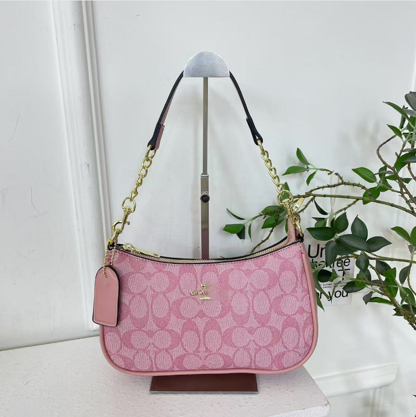 new fashion bags Underarm Small Handbags Designer Women Shoulder Bag Soft Hobo Half-moon Ladies Baguette Chain Strap Croissant Bags Pink Purse