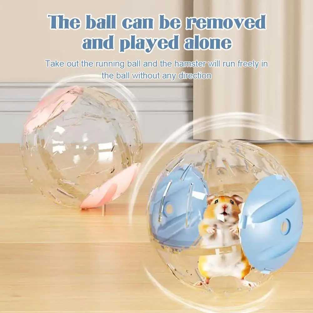 Hamster Running Ball Extra Large Transparent Rolling Toy Car Exercise Wheel For Small Pets Ferrets Golden Bear Sports Desig I1X7 M251205