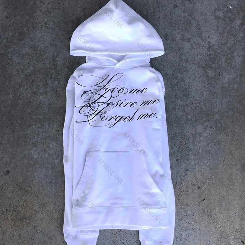 Fashionable and versatile letter printed pullover hoodie autumn and winter high strt leisure classic and versatile hoodie emo X251205