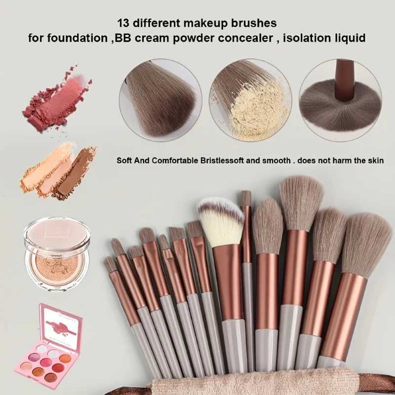 Professional Makeup Brush Set 8-33Pcs Soft Makeup Brushes Kit Cosmetic Foundation Powder Eyeshadow Kabuki Blending Beauty ToolT251205