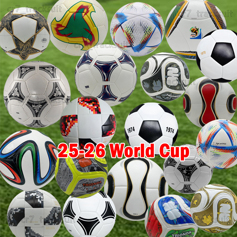 2026 World Cup boat ball Argentina Size 5# UCL football equipment top five-pointed star PU football 1974 1982 Spain 1990 94 National team 2002 2014 Brazil football Balls