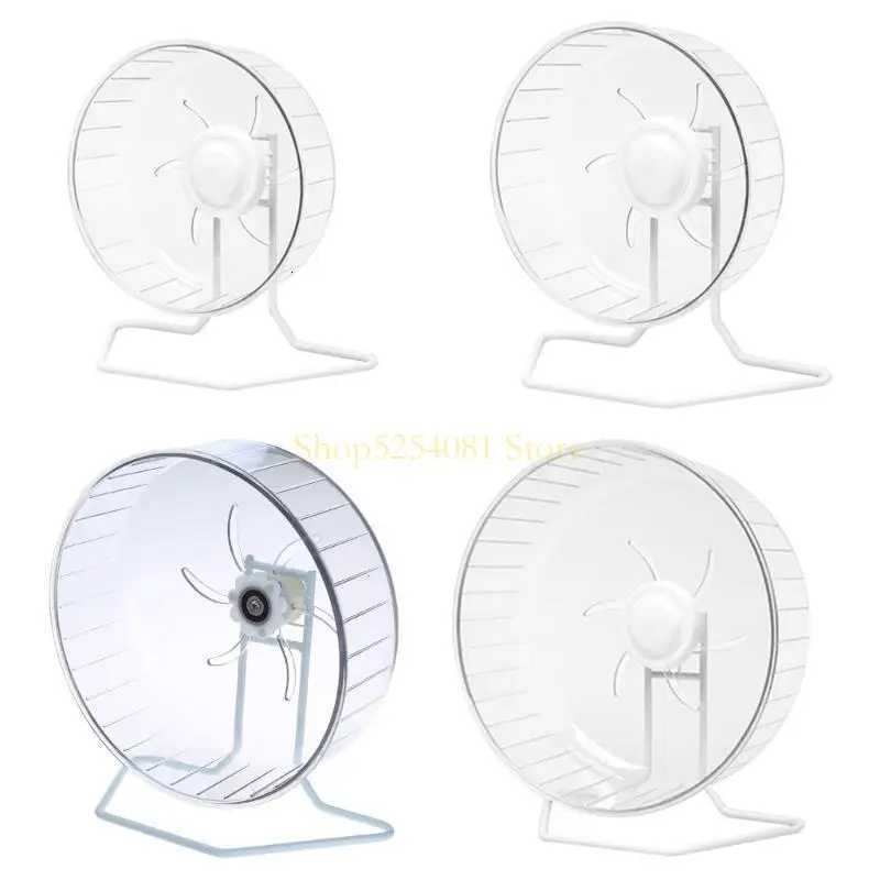 AXYC Silent Exercise Wheel with Metal Stand Plastic Spinner Hamster Running Disc M251205