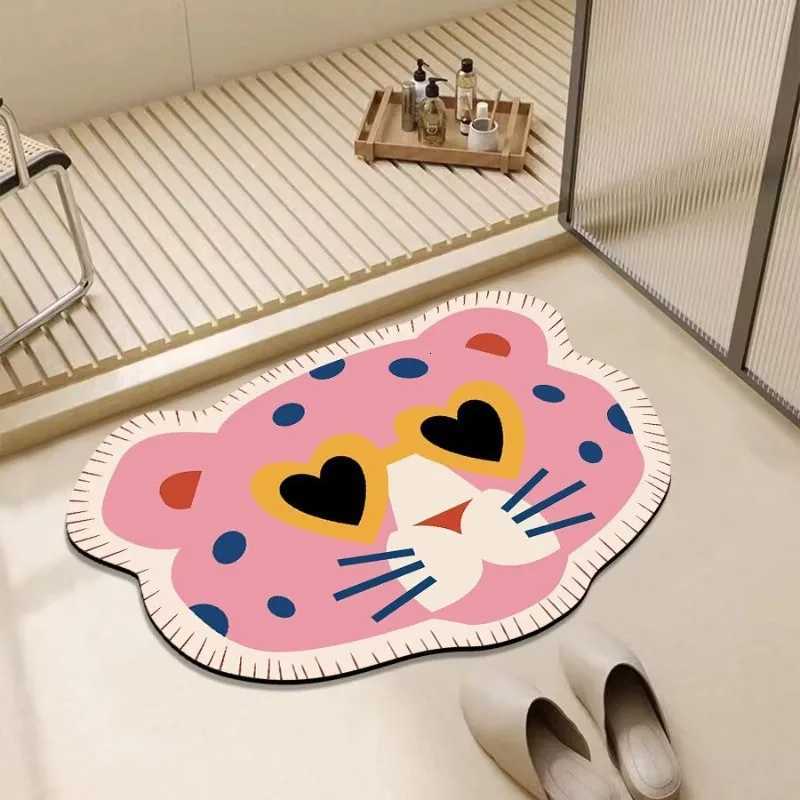 Toilet floor mat bathroom door absorbent foot pad diatom mud simple thickened toilet non-slip simple soft mat H251205