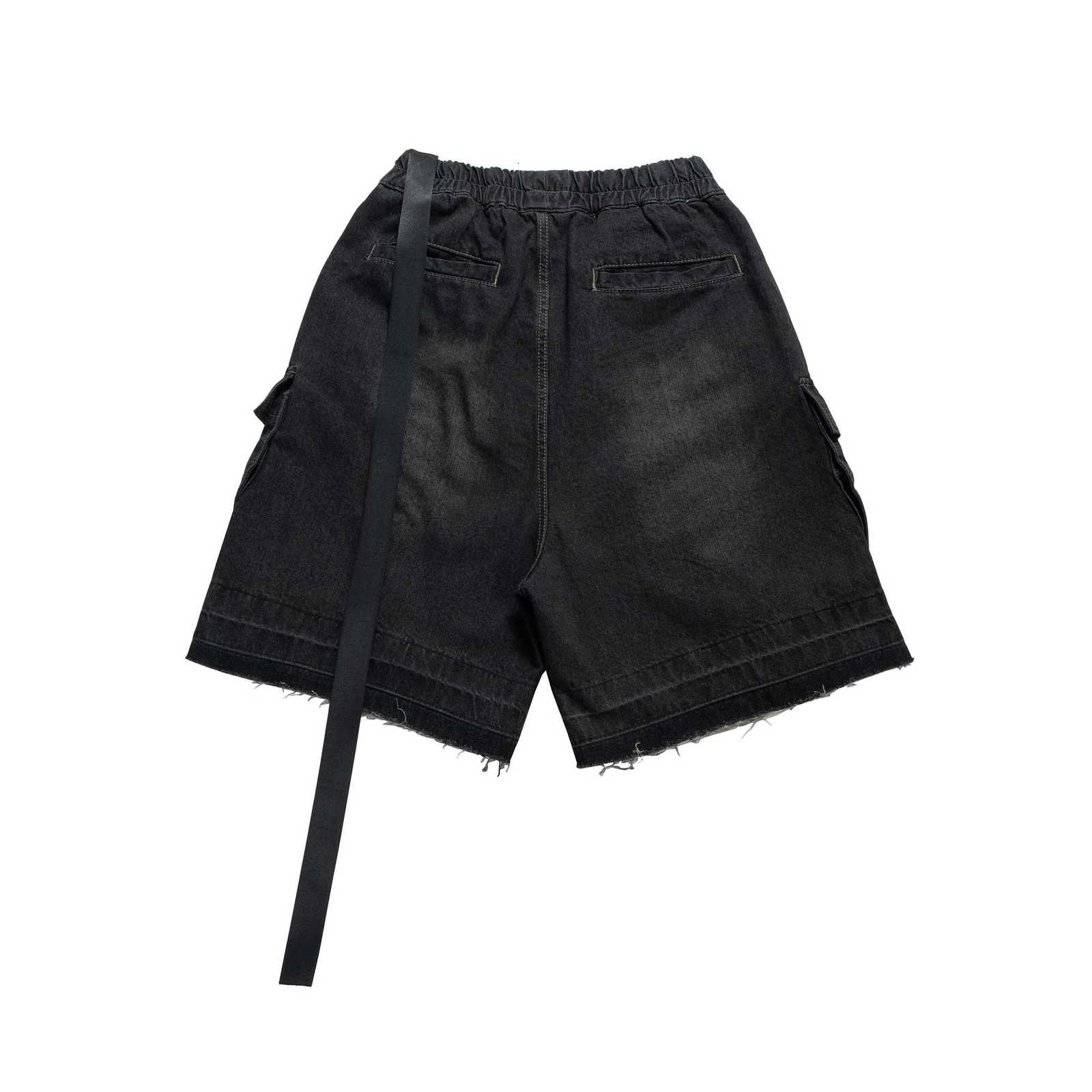 Owen Seak Men Casual Jeans Short Cotton Harem Gothic Style Mens Clothing Sweatpants Summer Women Loose Black Shorts X251205