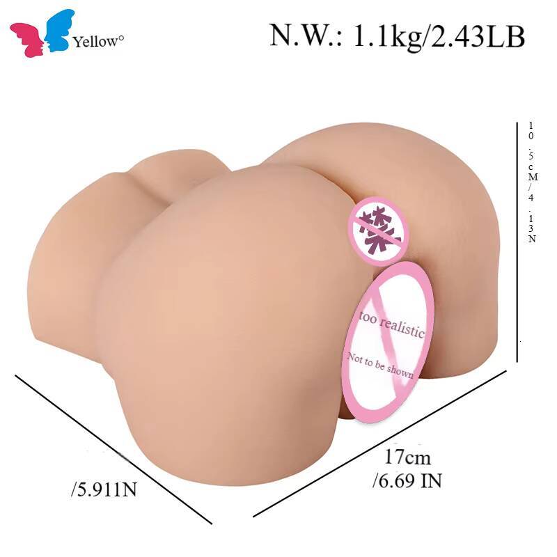 Big Ass TPE Silicone Doll Sex Toy Vagina Cup Male Masturbation Cup Product Category Masturbators
