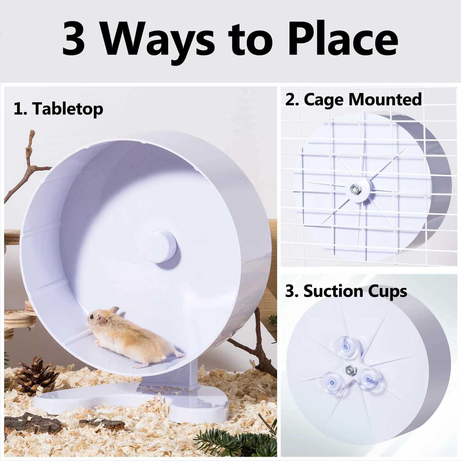 Hamster Running Wheel Ultra Quiet Sports Bracket Roller Syrian Hamster Running Wheel Cage Fun Toys Customized Hamster Wheel M251205