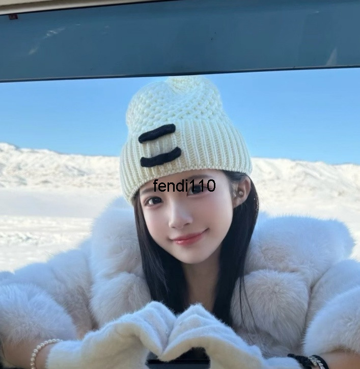 Beanie/Skull Caps sweet white beanie designer beanie designer hats for men knitted bonnets winter hat fall thermal skull cap casual travel l luxury beanies grey black