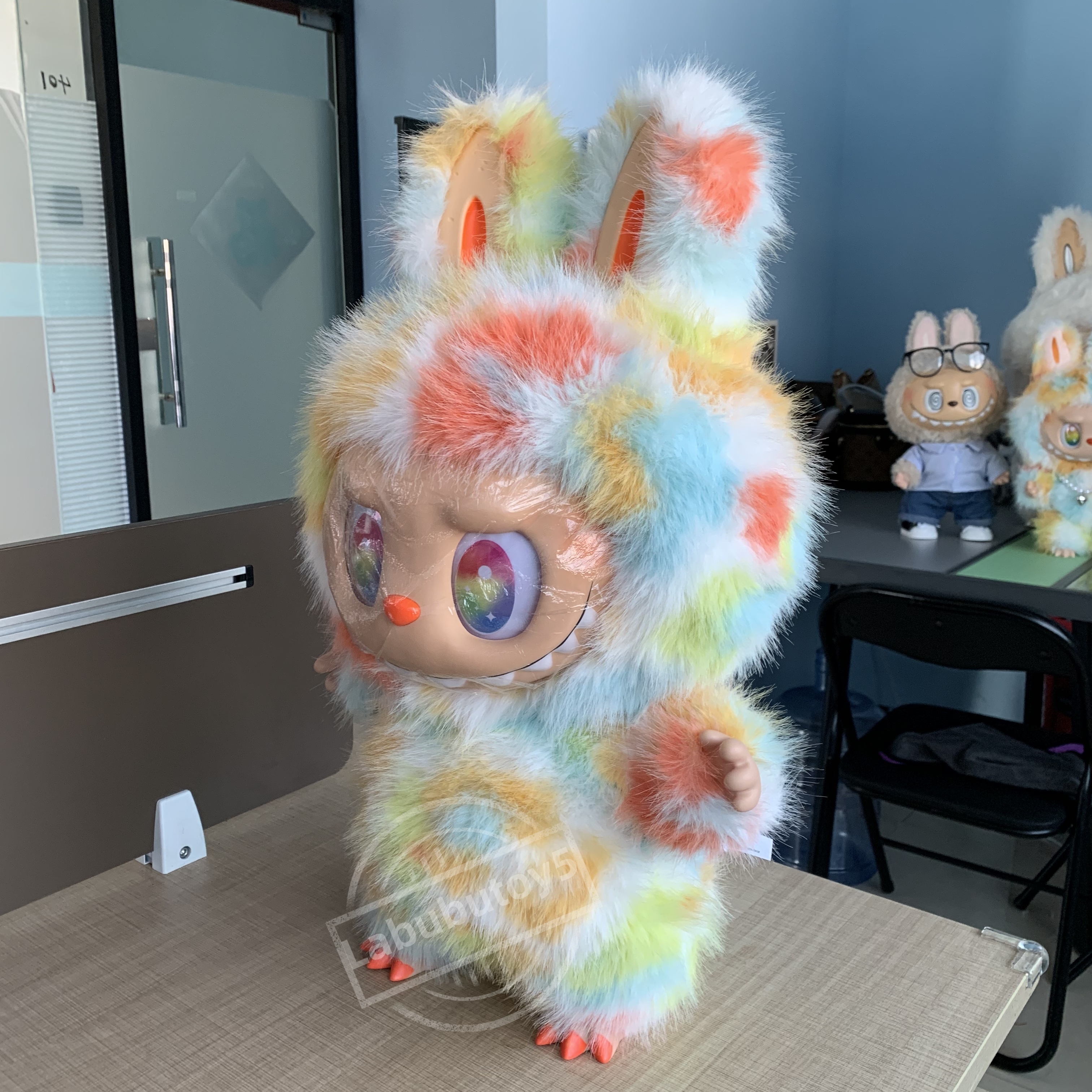 High Quality Revamped 58cm Labubu Big Into Energy Series Rock Universe Vinyl Plush Doll For Festival Gifts In Stock