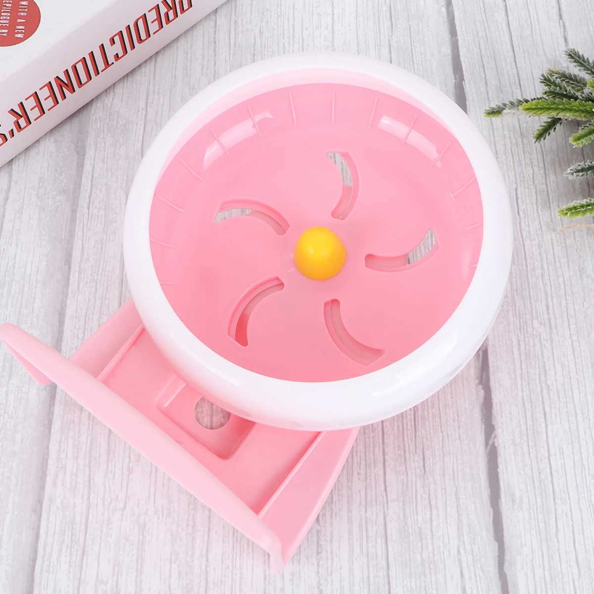 Hamster Running Wheel Pet Sports Small Animal Exercise Supplies Toy Flight Durable Plastic Encourage Healthy Ideal Gerbil Mouse M251205