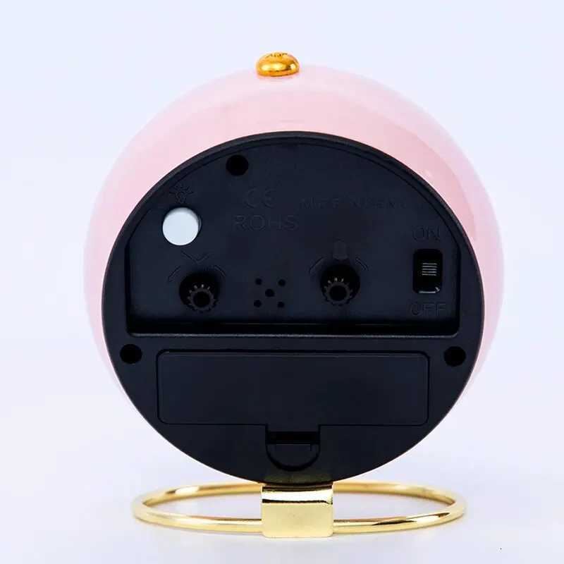 European Style Metal Clock Creative Silent Childrens Electronic Aarm Clock Minimalist Living Room Bedroom Student Luminous M251205 - view 3