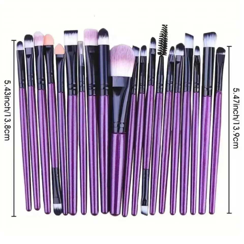 20Pcs Makeup Brush Set Eyeliner Brush Blending Brush Makeup Brushes for Cheeks Eye Cosmetic Foundation Brush Make Up Brushes SetT251205
