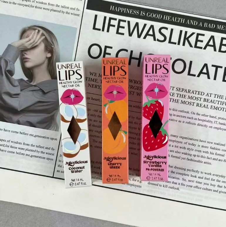 Jelly Lip Gloss Lip Protection Mirror Water Gloss Moisturizing Lip Gloss Colored 14ml Honey Cherry Berry Watermelon Coconut Moisturizing Fast Shipping