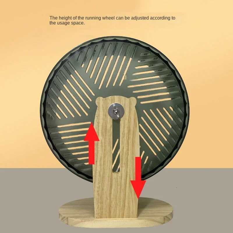 24CM Large Hamster Running Wheel Golden Bear Silent Roller with Bracket Sports Toy Landscaping Flywheel Pet Supplies M251205