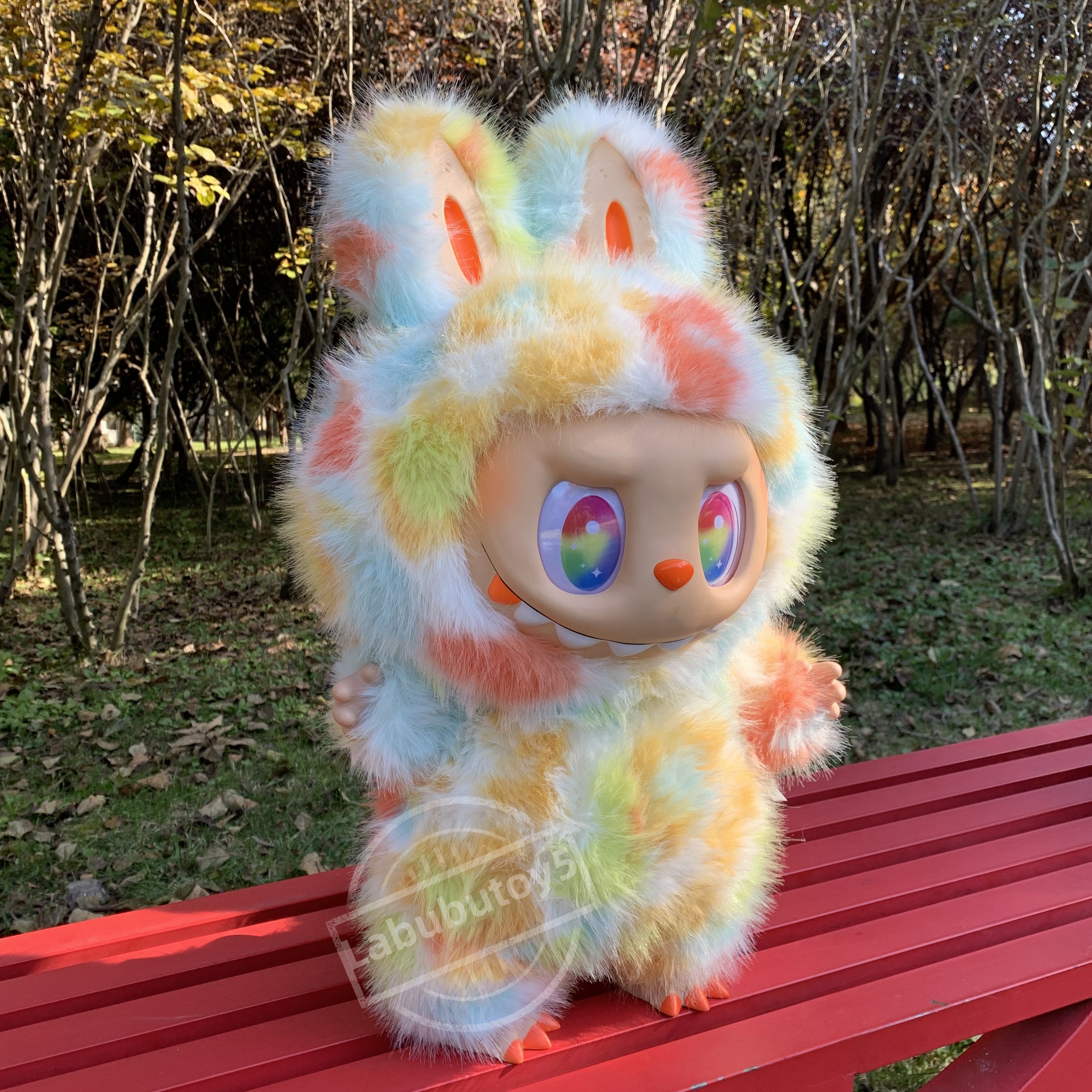 High Quality Revamped 58cm Labubu Big Into Energy Series Rock Universe Vinyl Plush Doll For Festival Gifts In Stock
