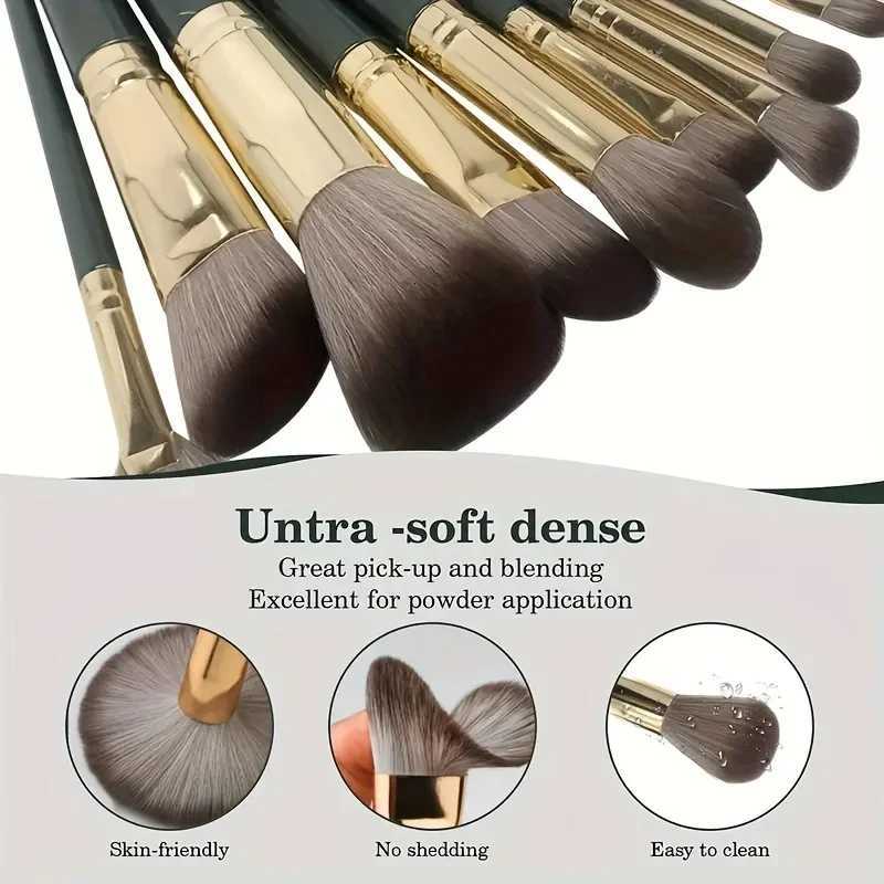 14 Piece Makeup Brush Set Soft Fluffy Eyeshadow Brush Concealer Brush Blush Makeup Brush Beauty Tool Makeup BrushT251205