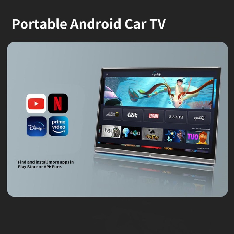 10.1 Inch 1920x1080P Wifi Android 13 Car Screen Headrest Monitor With Video Multimedia Rear Seat Entertainment System for Benz BMW