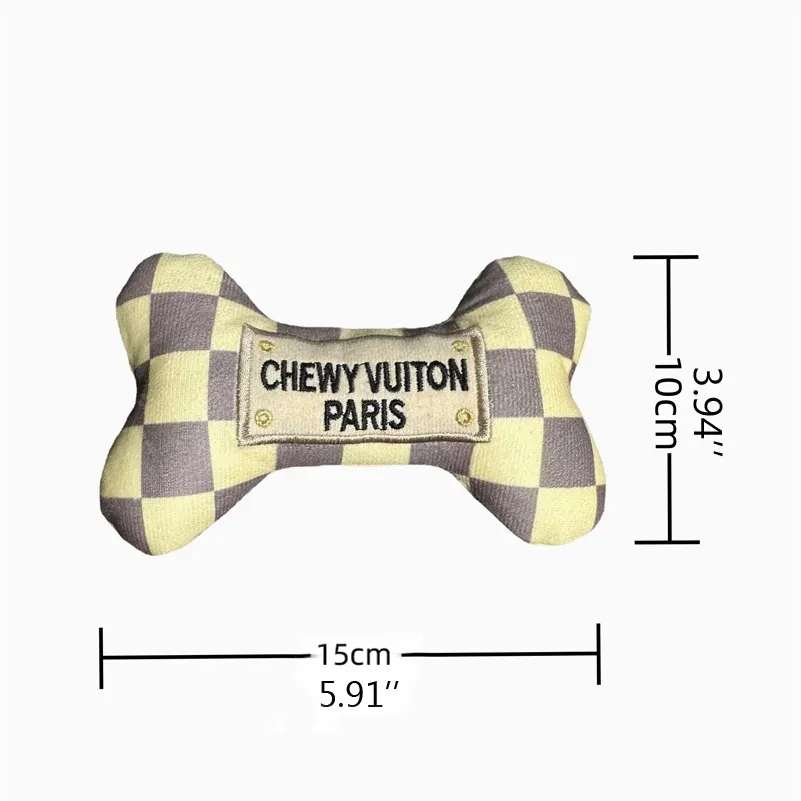 Designs Unique Squeaky Plush Dog Toys Pup Collection Toys Dog Bones