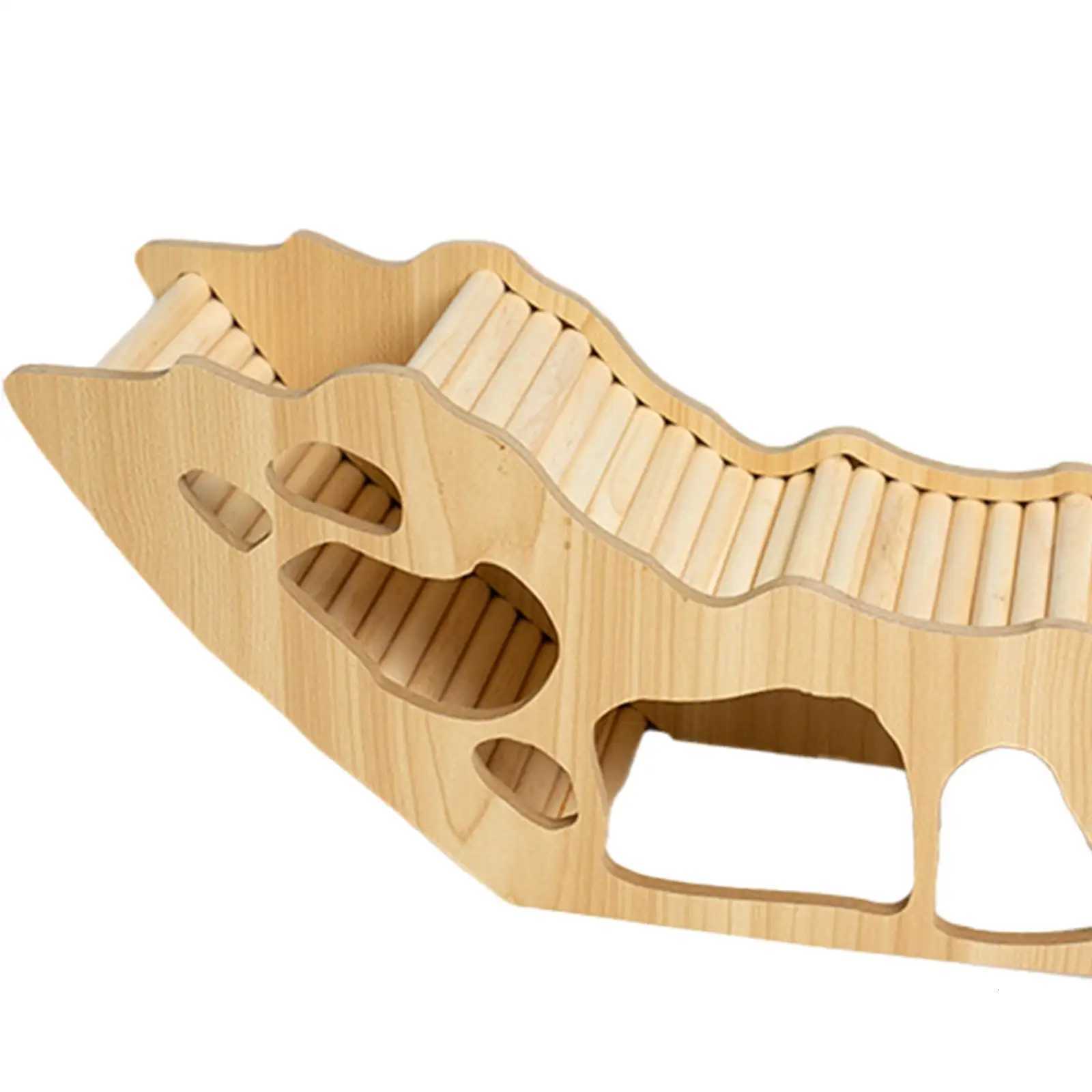 Hamster House and Habitat with Climbing Ladder Chew Cage Toy Small Animal Habitat Decor Small Pet Castle Home for Gerbils M251205