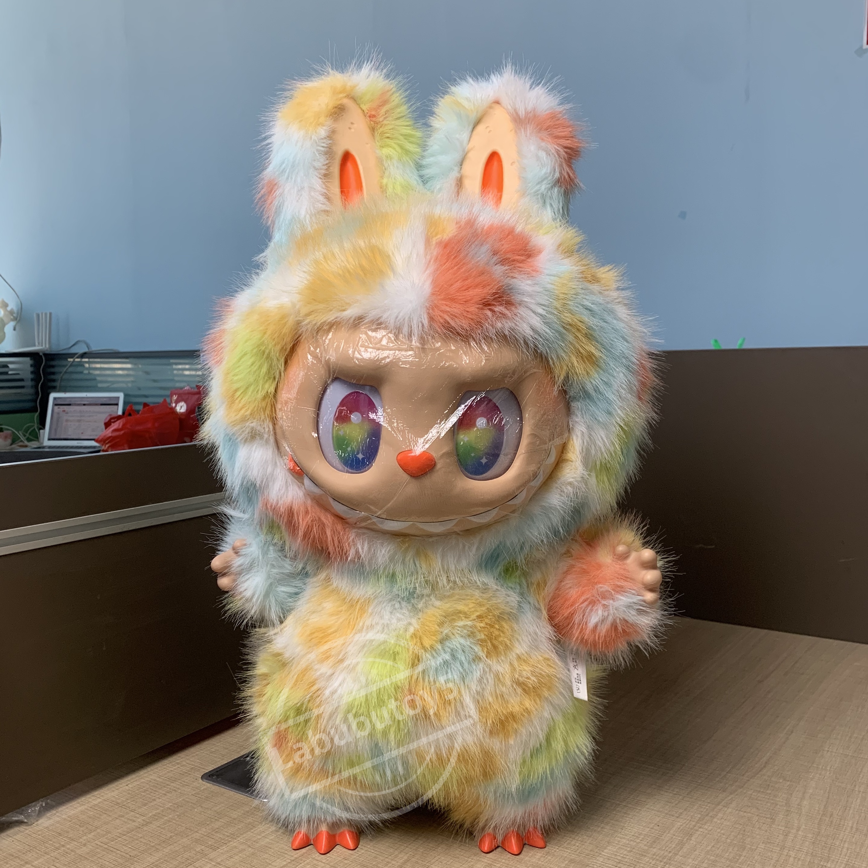 High Quality Revamped 58cm Labubu Big Into Energy Series Rock Universe Vinyl Plush Doll For Festival Gifts In Stock