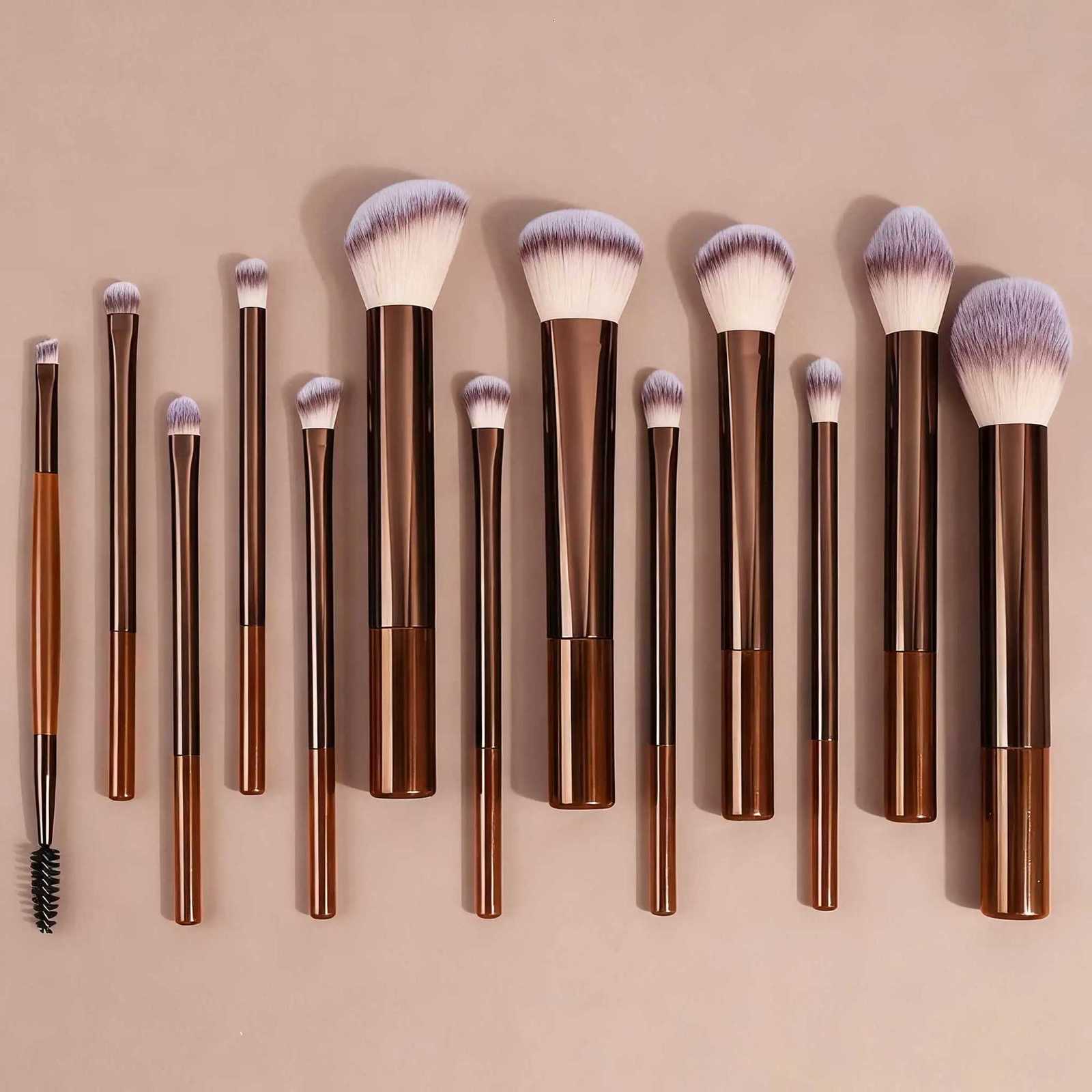 Makeup Brush Set 13pcs/set Professional Cosmetic Brushes Kit Travel Soft Makeup Brush Set Concealer Brush Detail Makeup BrusT251205