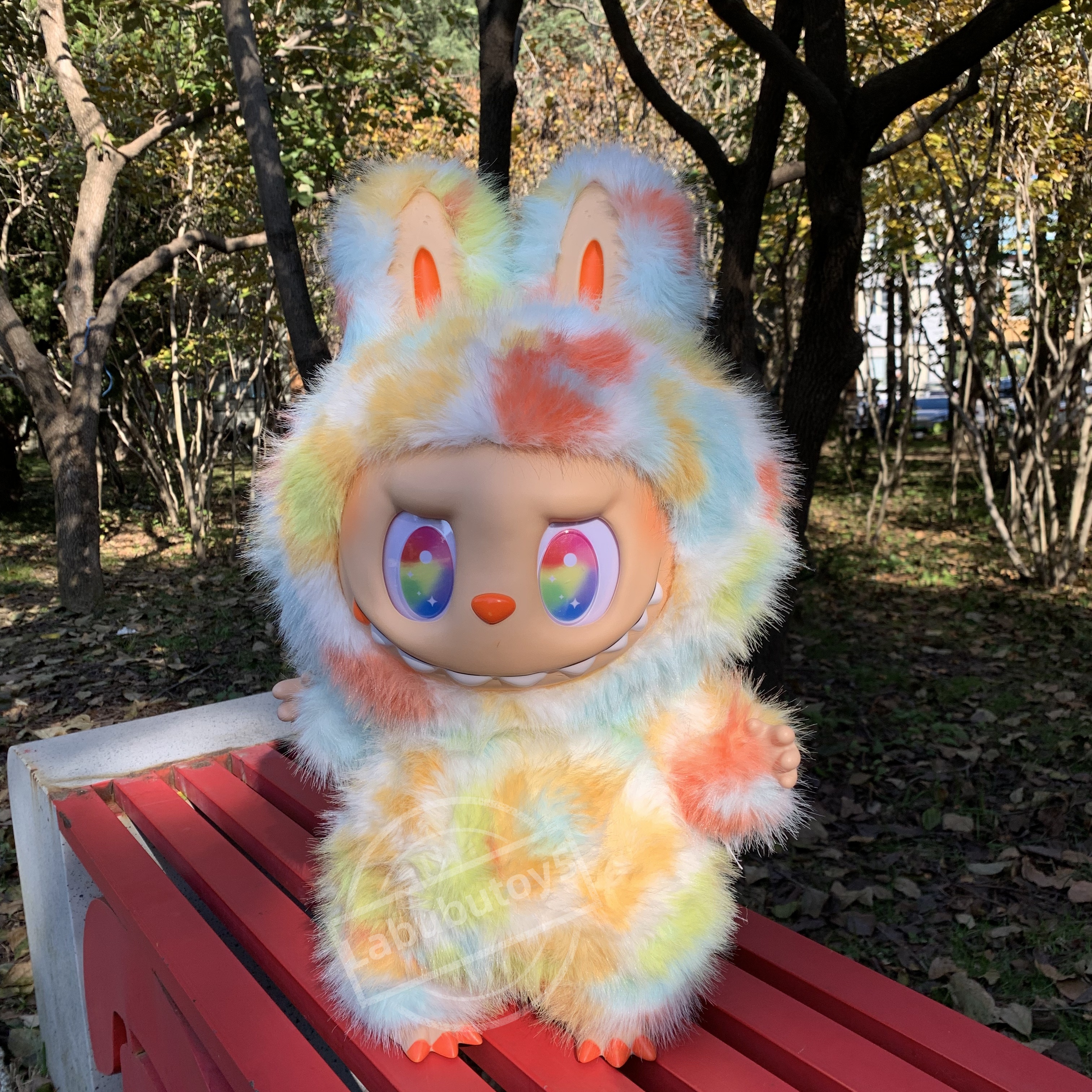High Quality Revamped 58cm Labubu Big Into Energy Series Rock Universe Vinyl Plush Doll For Festival Gifts In Stock