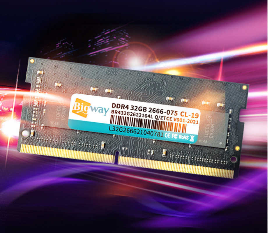 Bi Wei's brand-new genuine DDR4 memory module, 32G, 3200 MHz, 2666 MHz, 2400 MHz, for fourth-generation notebook computers. Z251205