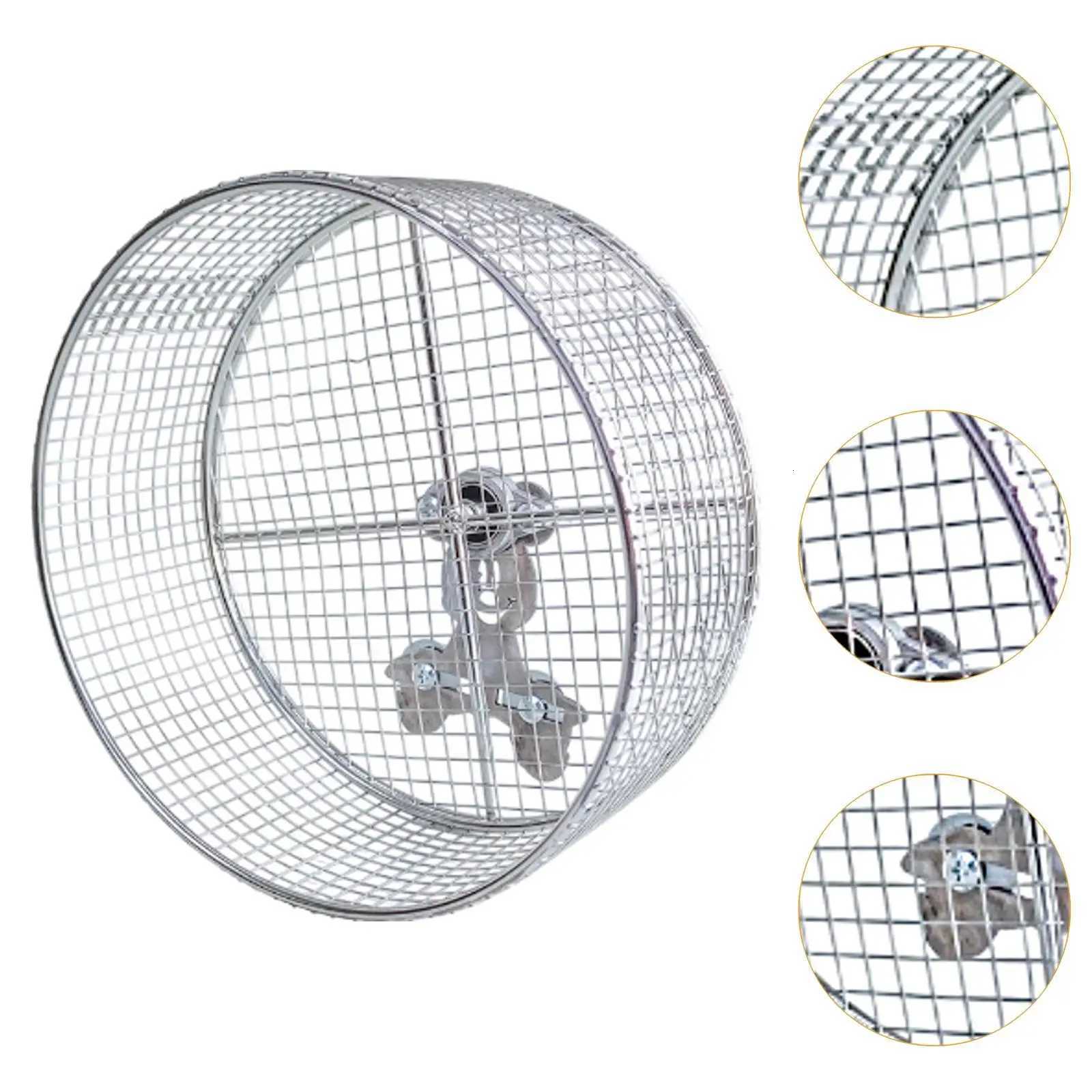 Metal Hamster Running Exercise Wheel Mute Guinea Pig Jogging Wheel Hamster Jogging Small Animals Wheel Accessories M251205