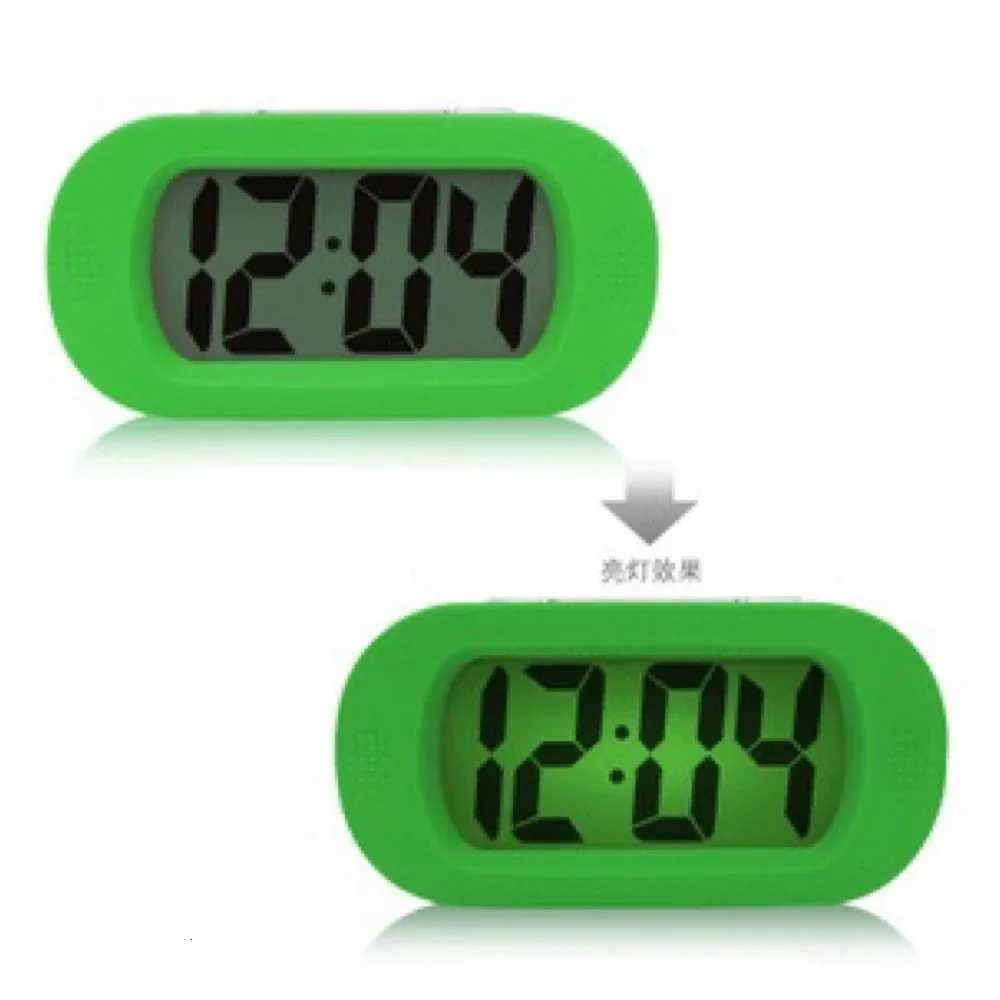 Silicone Shock-proof Drop Mute Creative Snooze Electronic Clock shockproof fall silent clock creative sleepy alarm clock bedside M251205 - view 7