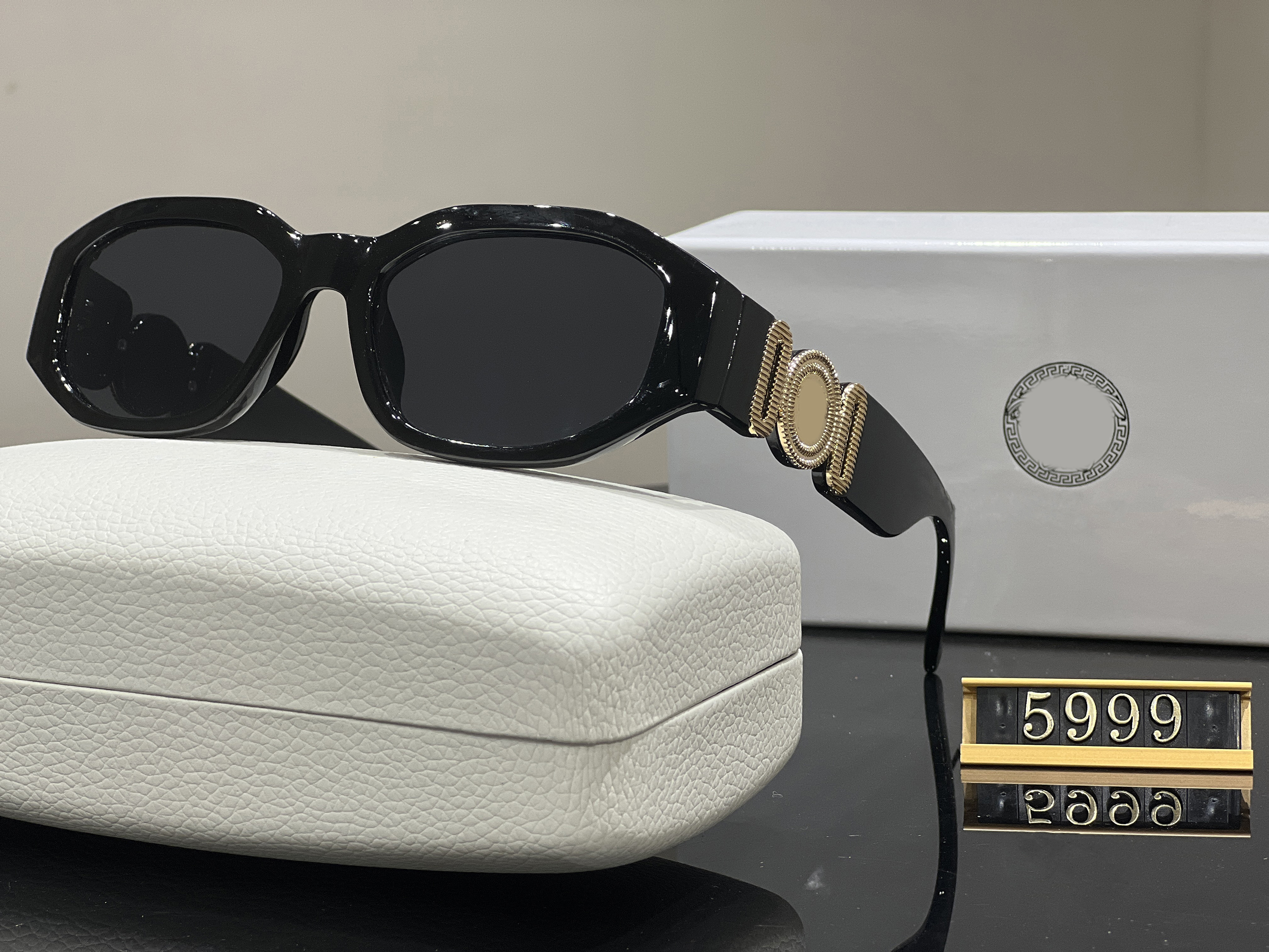 Designer sunglasses men womens designer sunglass luxury sun glasses fashion rectangle Polygon frame Polarization classic fashion occhiali da sole party