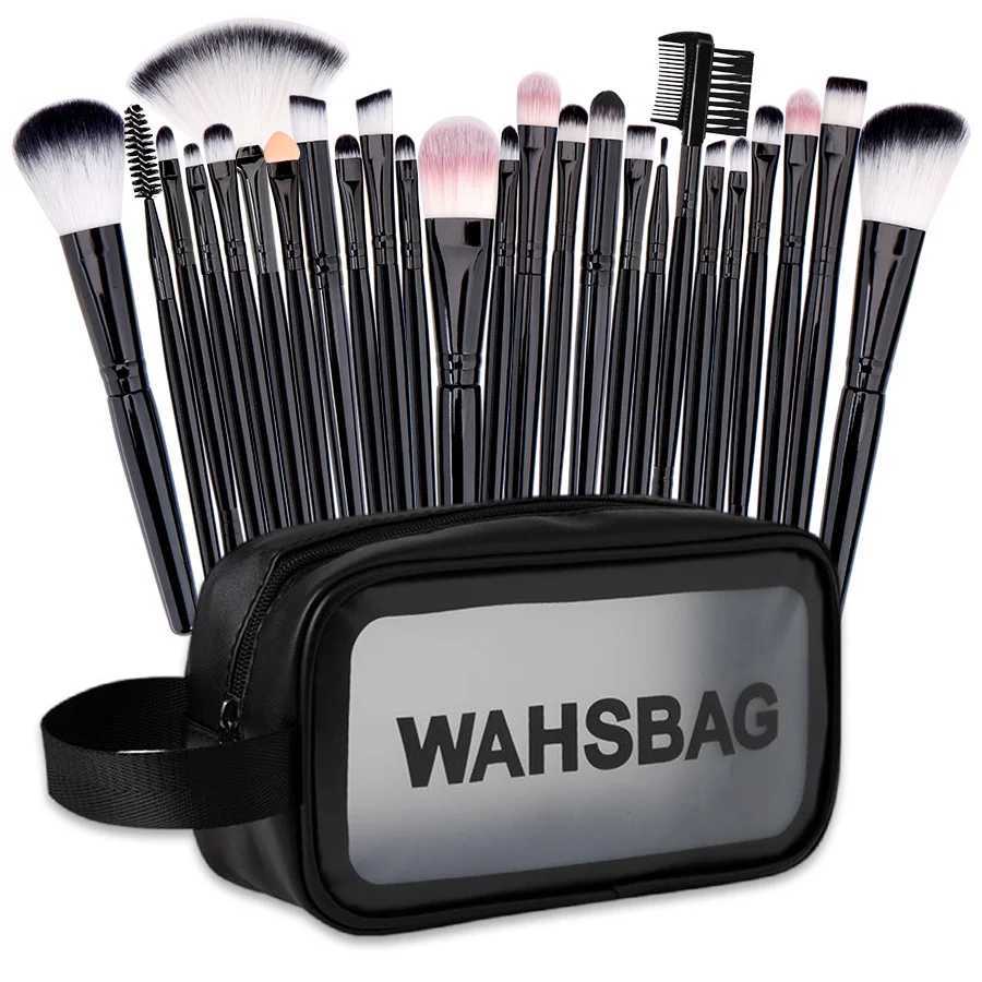 25-Piece Professional Makeup Brush Set with Portable Makeup Bag Full Face Tools for Beginners and ProfessionalsT251205