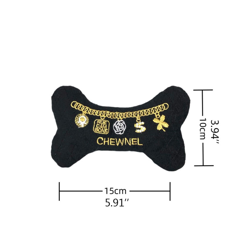 Designs Unique Squeaky Plush Dog Toys Pup Collection Toys Dog Bones