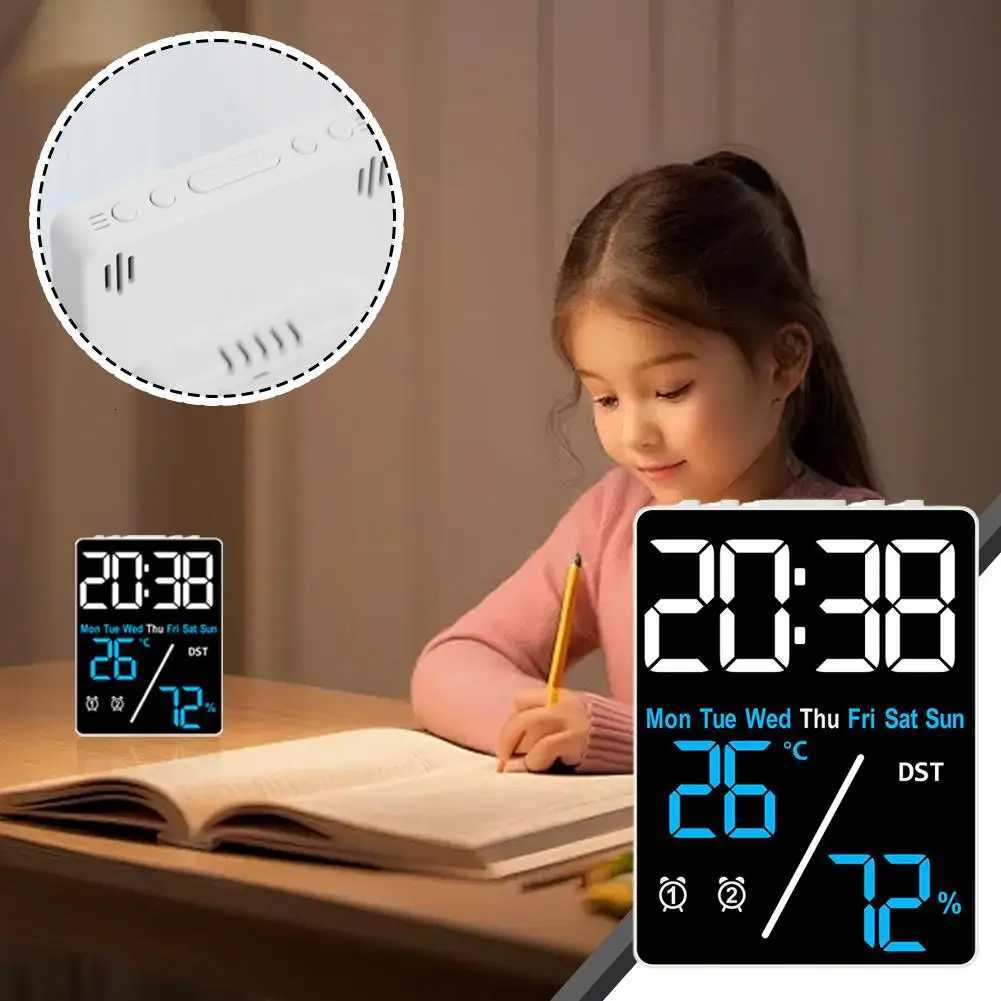 New Alarm Clock Gift Multi-Functional Electronic Clock Simple Setting Temperature And Humidity Clock M251205 - view 5
