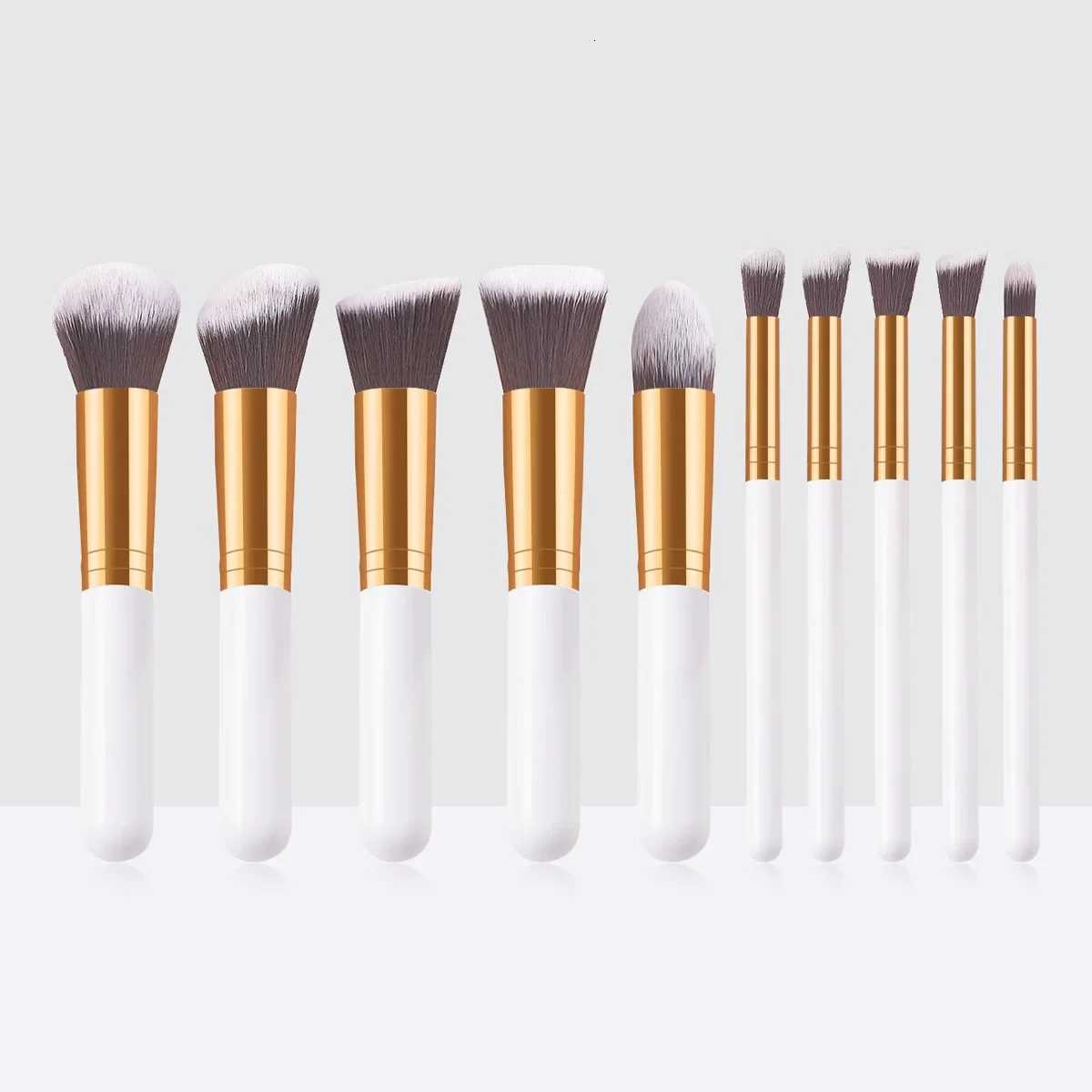 10PCs Mini Makeup Brush Set Cosmetict Makeup For Face Make Up Tools Women Beauty Professional Foundation Blush EyeshadowT251205