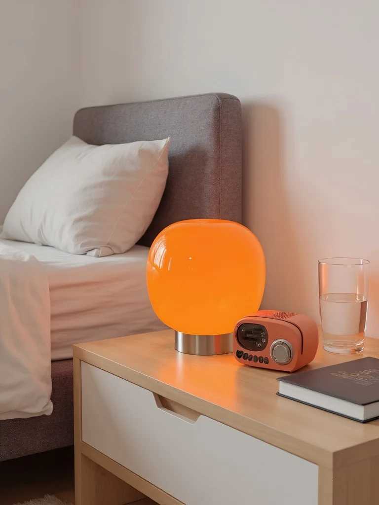 Macaron Glass Table Lamp for Hotel Bedroom Bedside Living Room Trichromatic Dimming Decoration Modern Minimalist Desk Lights Z251205