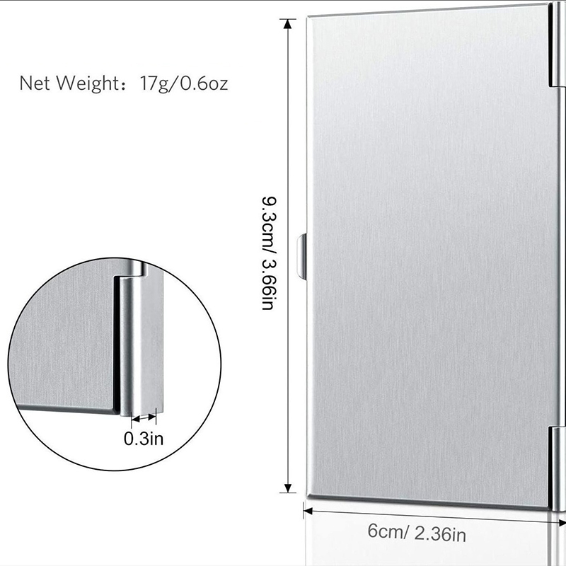 Business Card Files Metal Business Card Holder Mmetal Visa Credit ID Name Cardholder Case Customized Logo