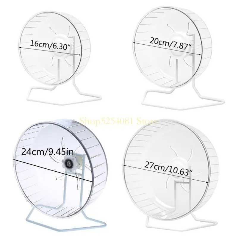 AXYC Silent Exercise Wheel with Metal Stand Plastic Spinner Hamster Running Disc M251205