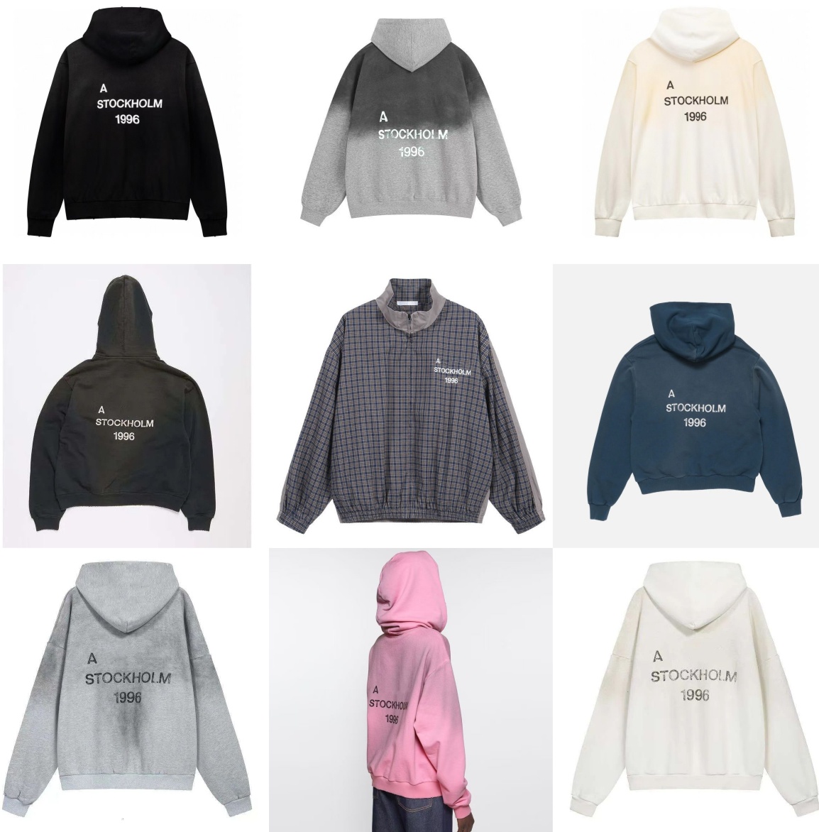 26ssacnee studios fashion 1996 hoodie t shirts long sleeve hoodie sweater mens womens hoodie streetwear pullover sweatshirt loose hoodies hoody couple jacket