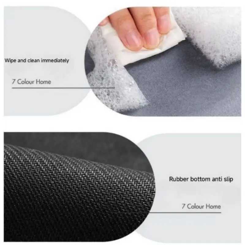 VIKAMA Bathroom Mat Soft Absorbent Quick-Drying Foot Mat Washable Non-Slip Rug Ideal for Home Bathrooms rugs H251205
