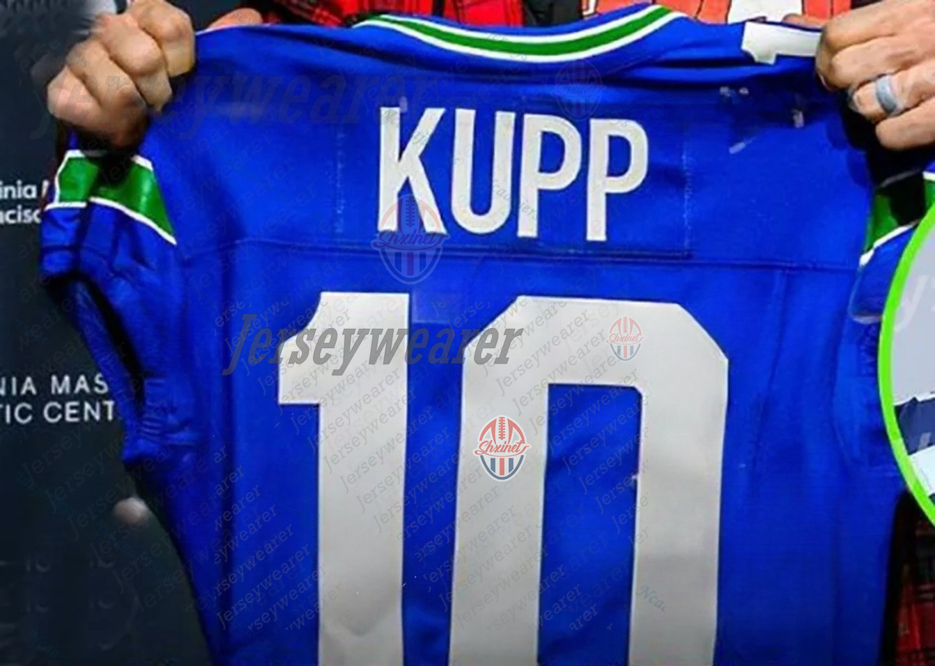 Your Team Cooper Kupp Sam Darnold Jaxon Smith-Njigba Football Jersey Devon Witherspoon Nick Emmanwori Kenneth Walker Byron Murphy Jake Bobo Largent