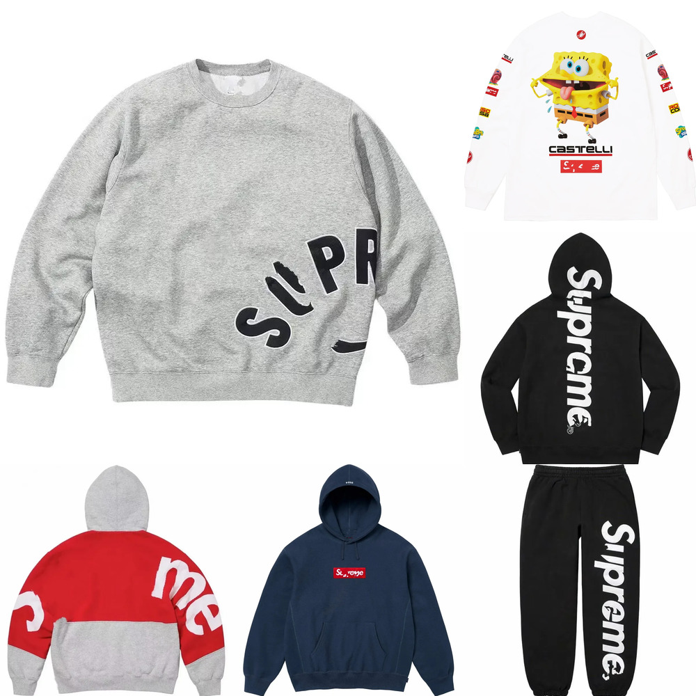 New fashion Men's hoodie designer hoodie American street fashion brand letter embroidery hoodie men's pure cotton plus size sweat absorbing sup hip hop hoodie