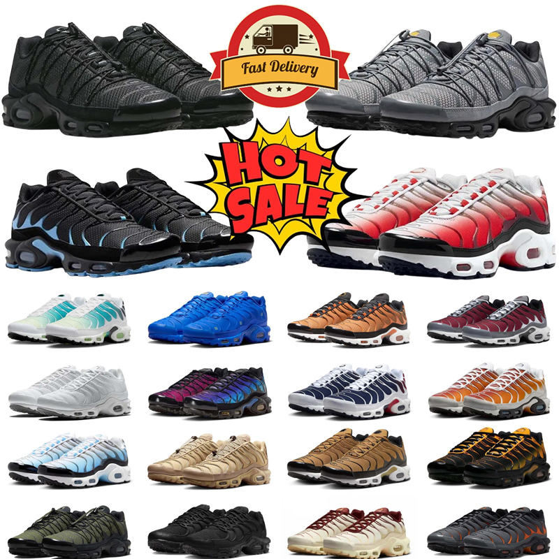 Designer Shoes TN Plus 3 Running Shoes Men TNSS Triple White Sky Blue Black Gradient Dusk Unity tn3 Tennis Breathable tns Mens Trainers Sports Sneakers