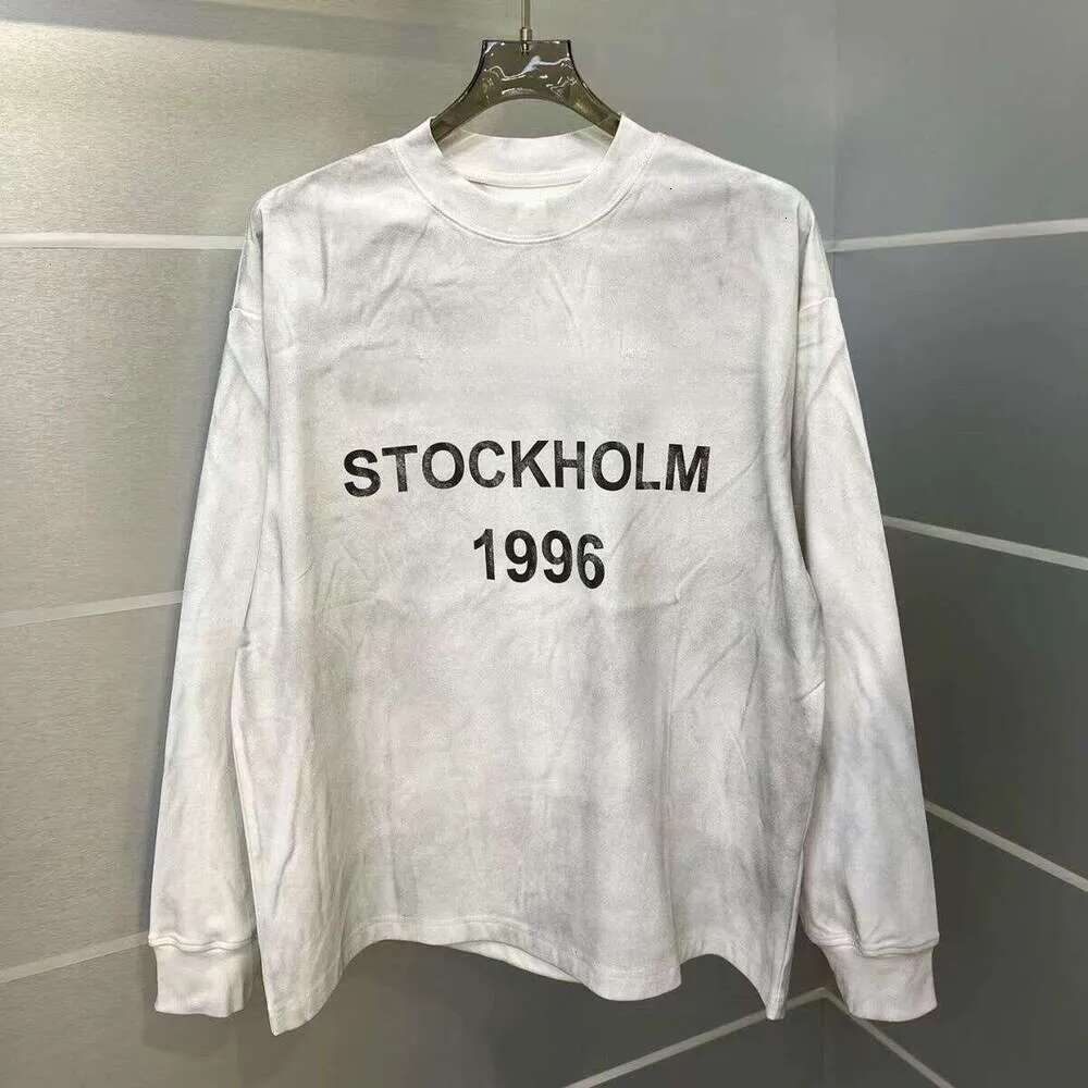 Acnes Shirt Women Long Sleeve Crewneck Designer Jumpers Sweater Luxury Sweatshirt Stockholm 1996 Clothes Winter Warm Pullover Fashion Print Streetwear Hoodie A19