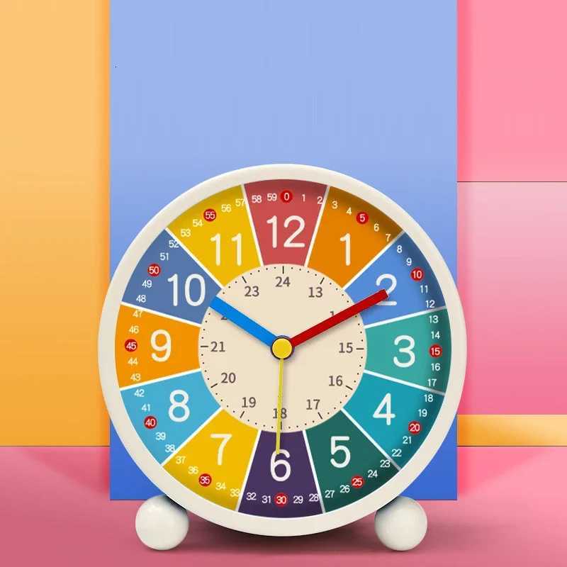Early Learning Desktop Alarm Clock Children Wake Up Alarm Clock Living Room Bedroom Silent Desktop Clock Desktop Clock M251205 - view 7