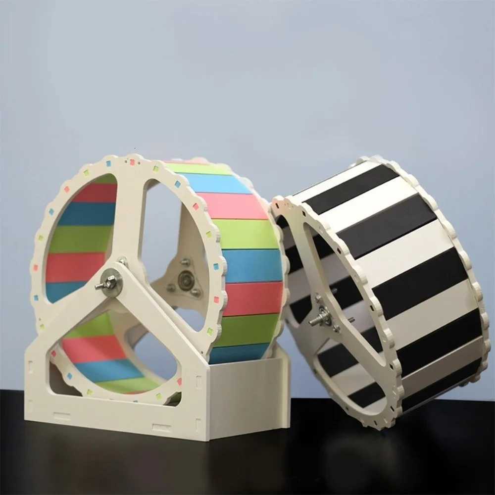 Animal Plastic Hamster Running Wheel Silent Colorful Pet Hamster Bracket 21cm Stable Base Small Animal Wheel for Small Animals M251205