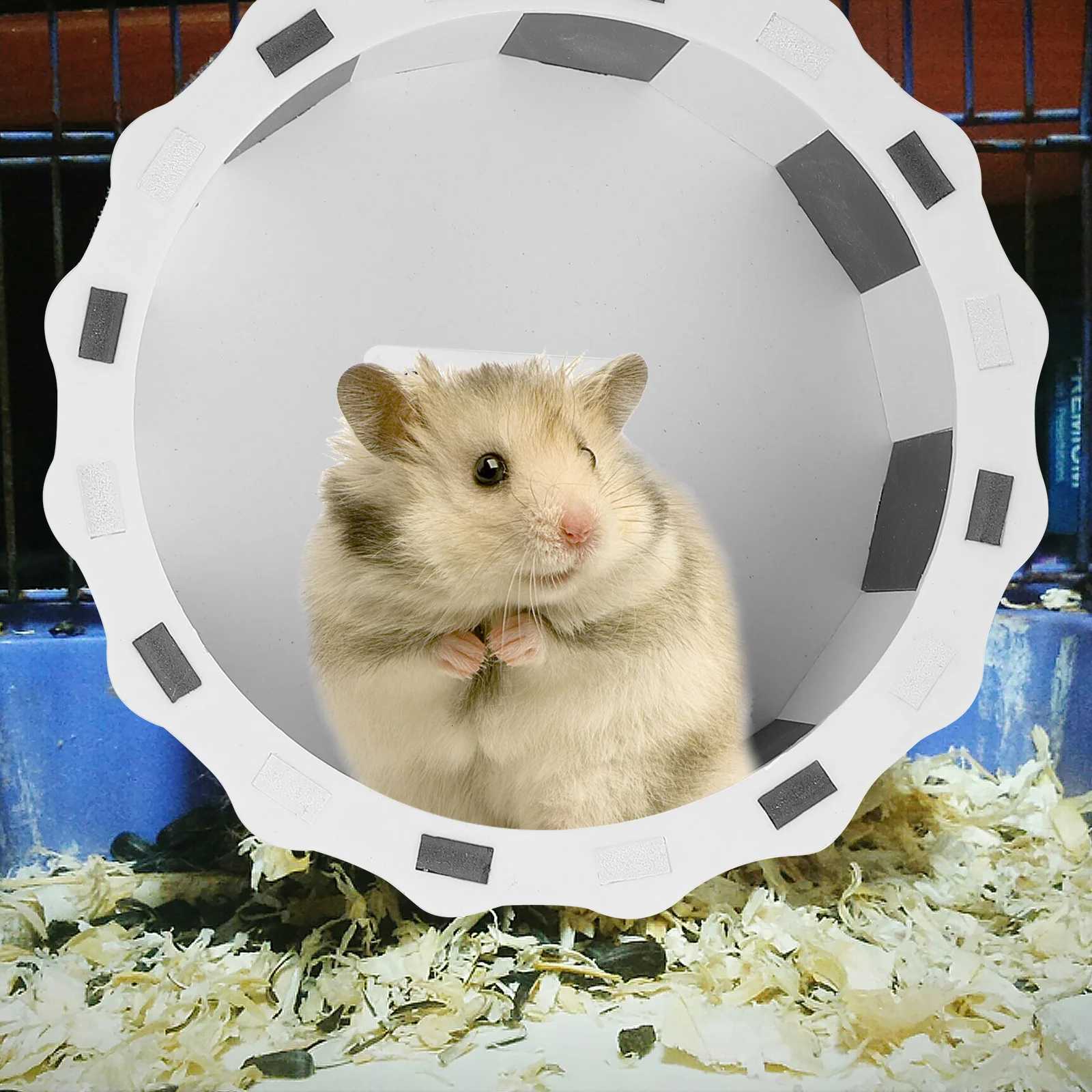 Small Pet Quiet Running Wheel Hamster Exercise Cage Accessory Tool for Hamster Gerbil Mouse Agility Training M251205