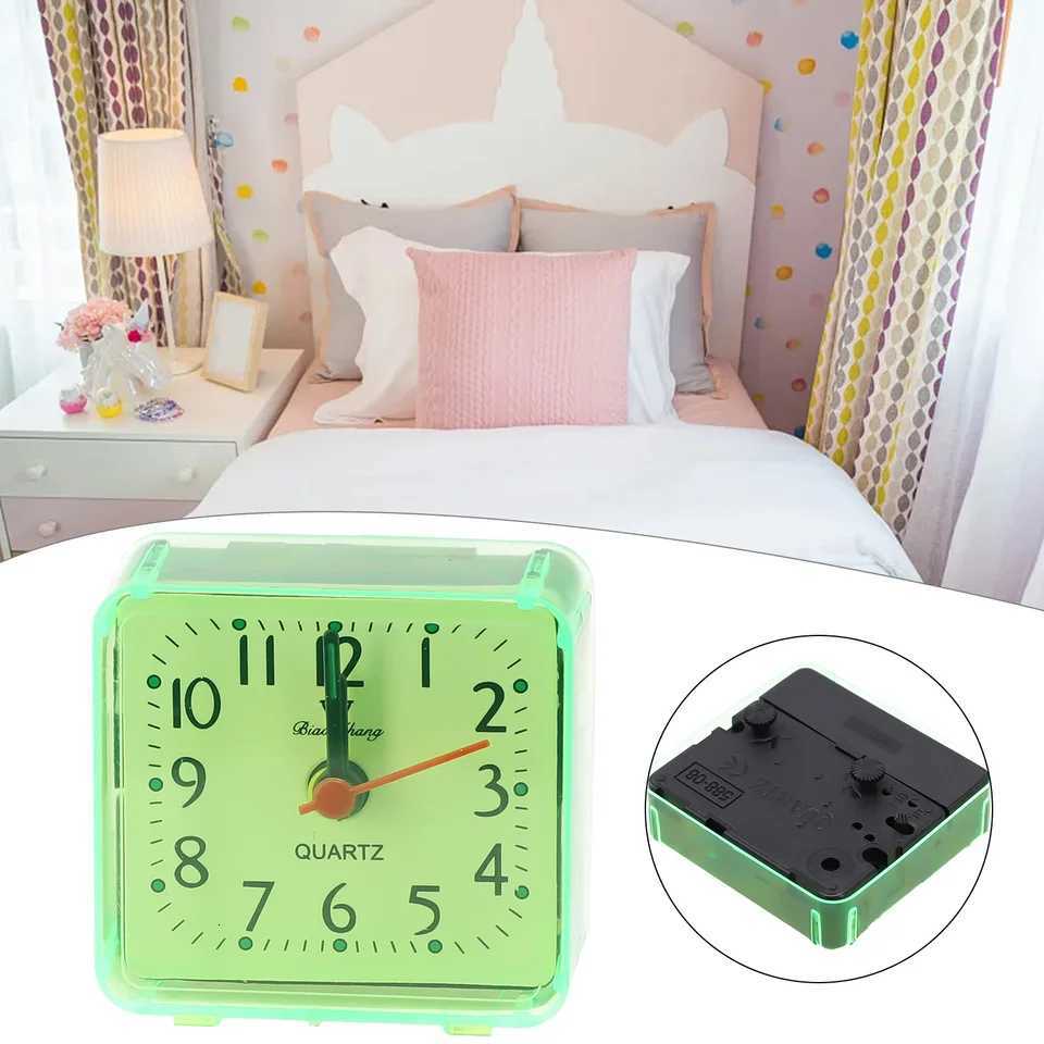 Compact Battery Operated Small Alarm Clock for Bedside Use Quartz Movement with Beeping For Wake Up Sound Easy Read M251205 - view 4