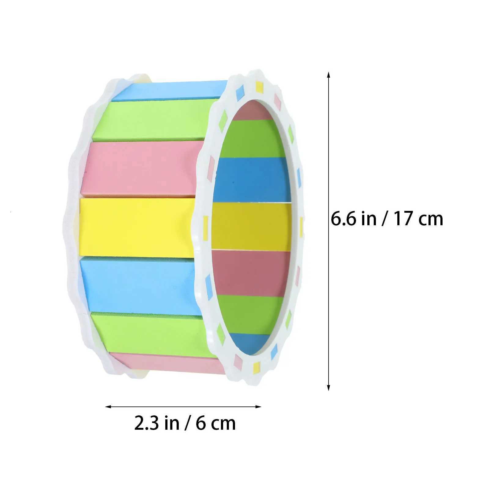 17Cm Diameter Wood Material Silent Spin Wheel for Hamster Mouse Fun Activity Center Pet Accessory M251205