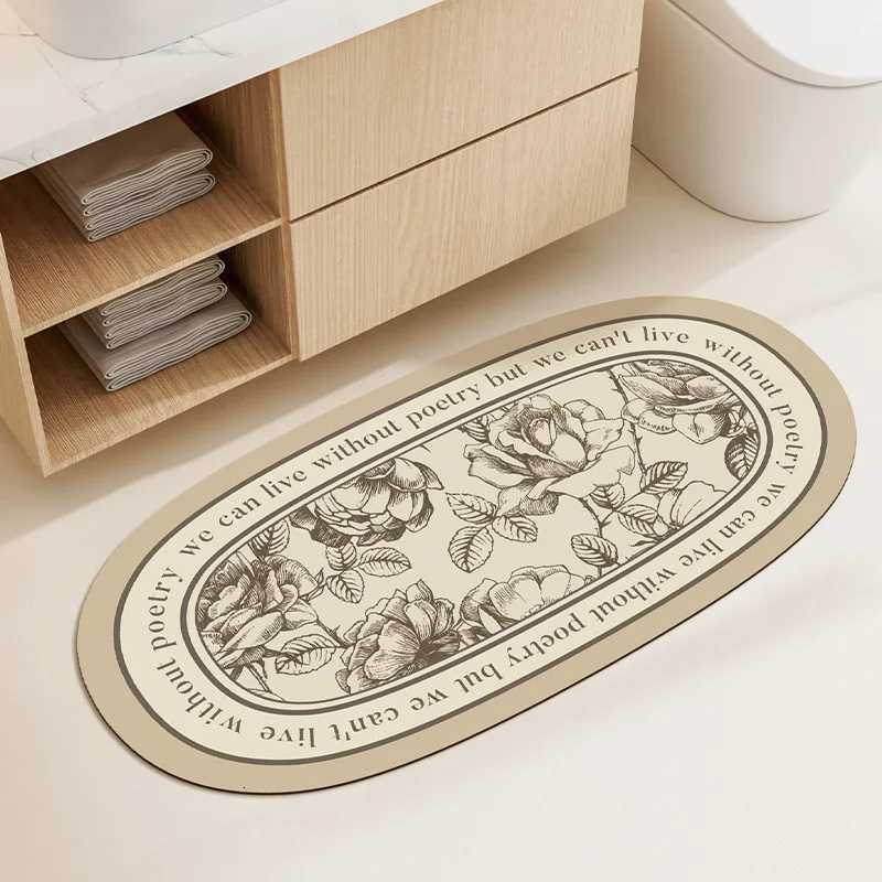 VIKAMA 3PCS Bathroom Water Absorbing Soft Pvc Floor Mat U-Shaped Toilet Seat Pad Anti-Slip Wash Basin Carpet Home Decoration H251205