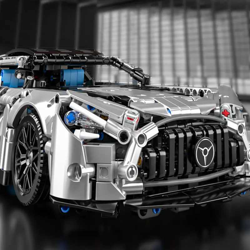 1466 PCS Racing Car Building Blocks Set 114 Scale Sports Vehicle Model Kit for Adults Toys for Boys Birthday Gifts J251205